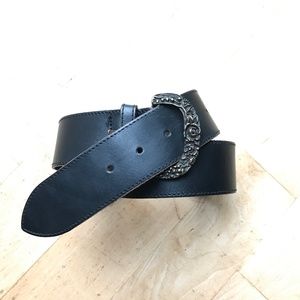 Vintage belt genuine leather